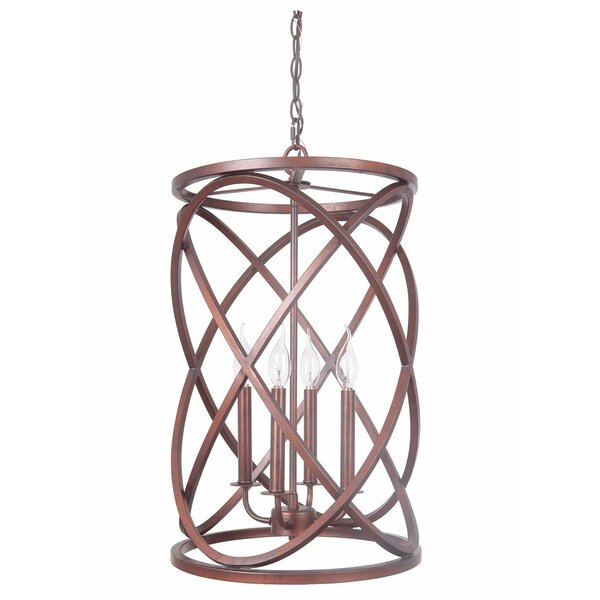 Rosdorf Park Birkenshaw 4Light Foyer Pendant & Reviews Wayfair